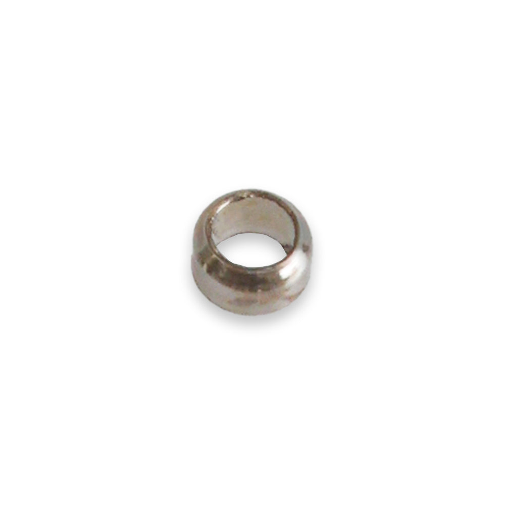 Jewellery Findings Crimp Beads 2Mm Nickel 5 Gm