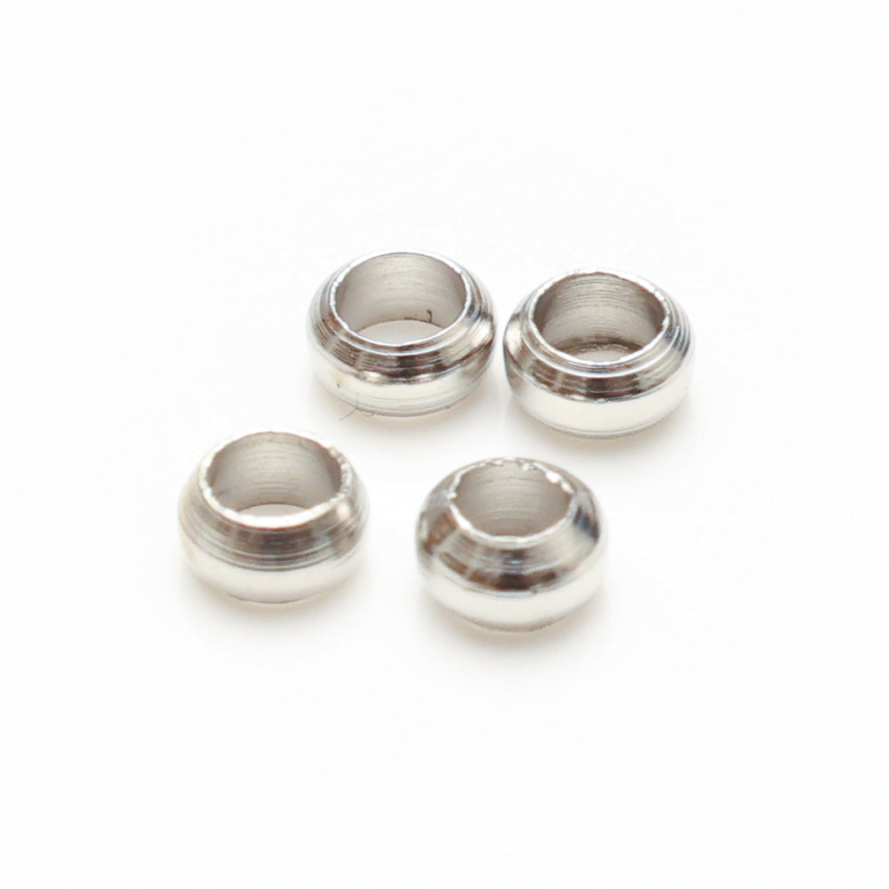 Jewellery Findings Crimp Beads 3Mm Nickel 5 Gm
