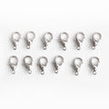 Jewellery Findings Lobster Ring 10Mm Nickel 12 Pc
