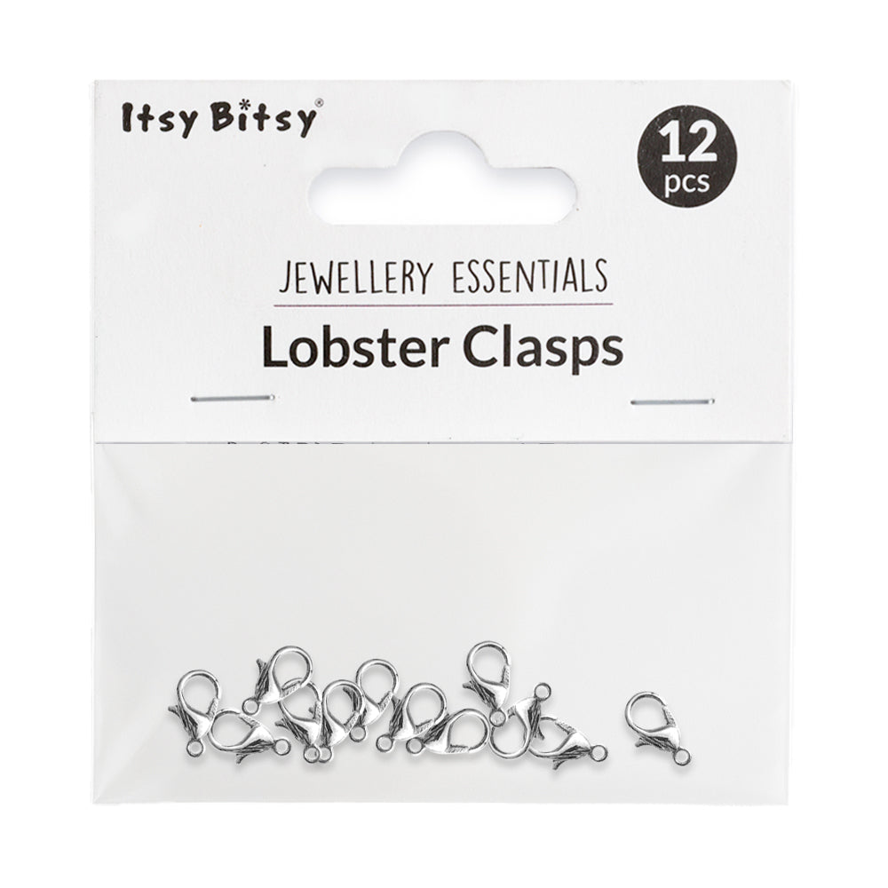Jewellery Findings Lobster Ring 6Mm Nickel 12 Pc