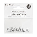 Jewellery Findings Lobster Ring 6Mm Nickel 12 Pc