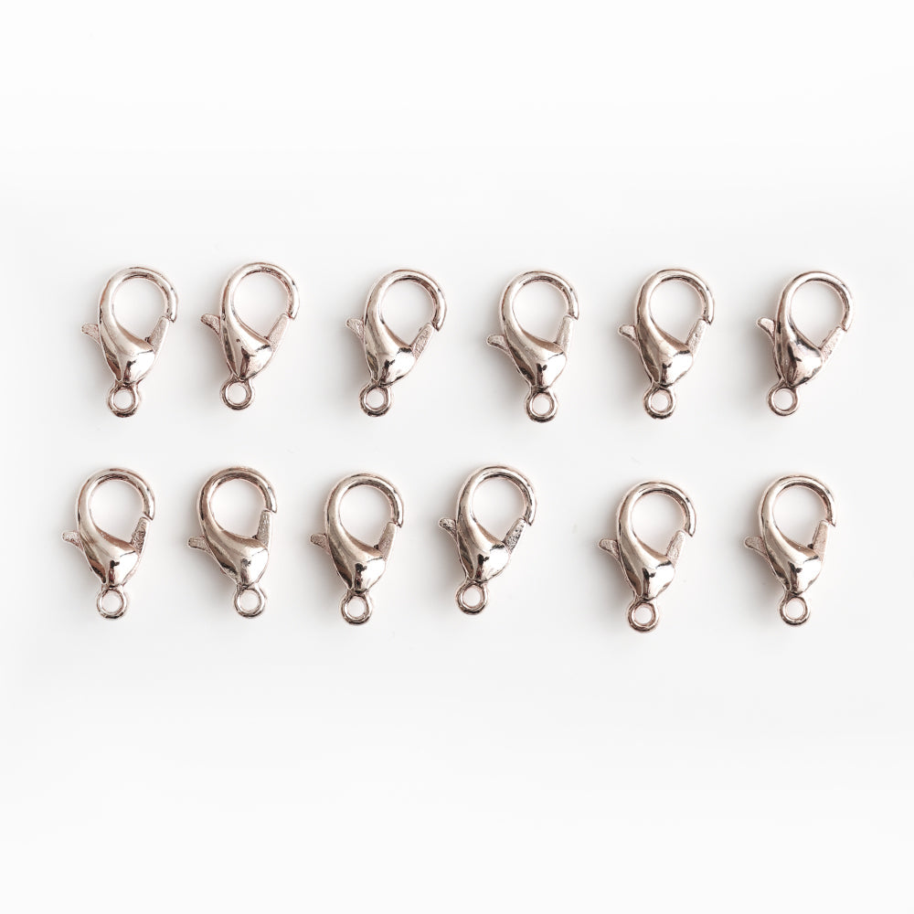 Jewellery Findings Lobster Ring 6Mm Nickel 12 Pc