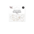 Jewellery Findings Drop Clasps U Hoop 35mm Gold 6Pc