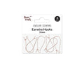Jewellery Findings Drop Clasps U Hoop 35mm Rose Gold 6Pc