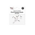 Jewellery Findings Pendant Hook Small Nickel 12pc