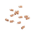 Cord End Pieces Rose Gold 20grm