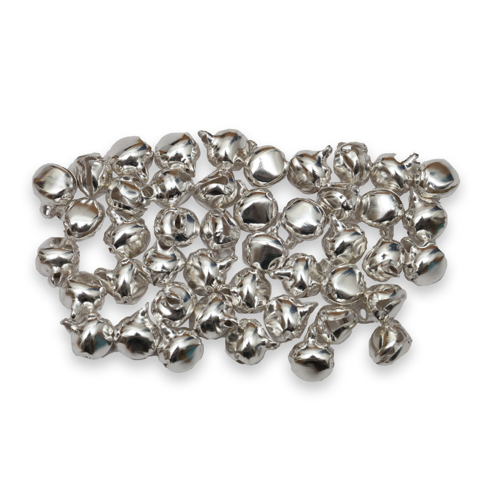 Metal Jingle Bell 6Mm Silver 25 Gm