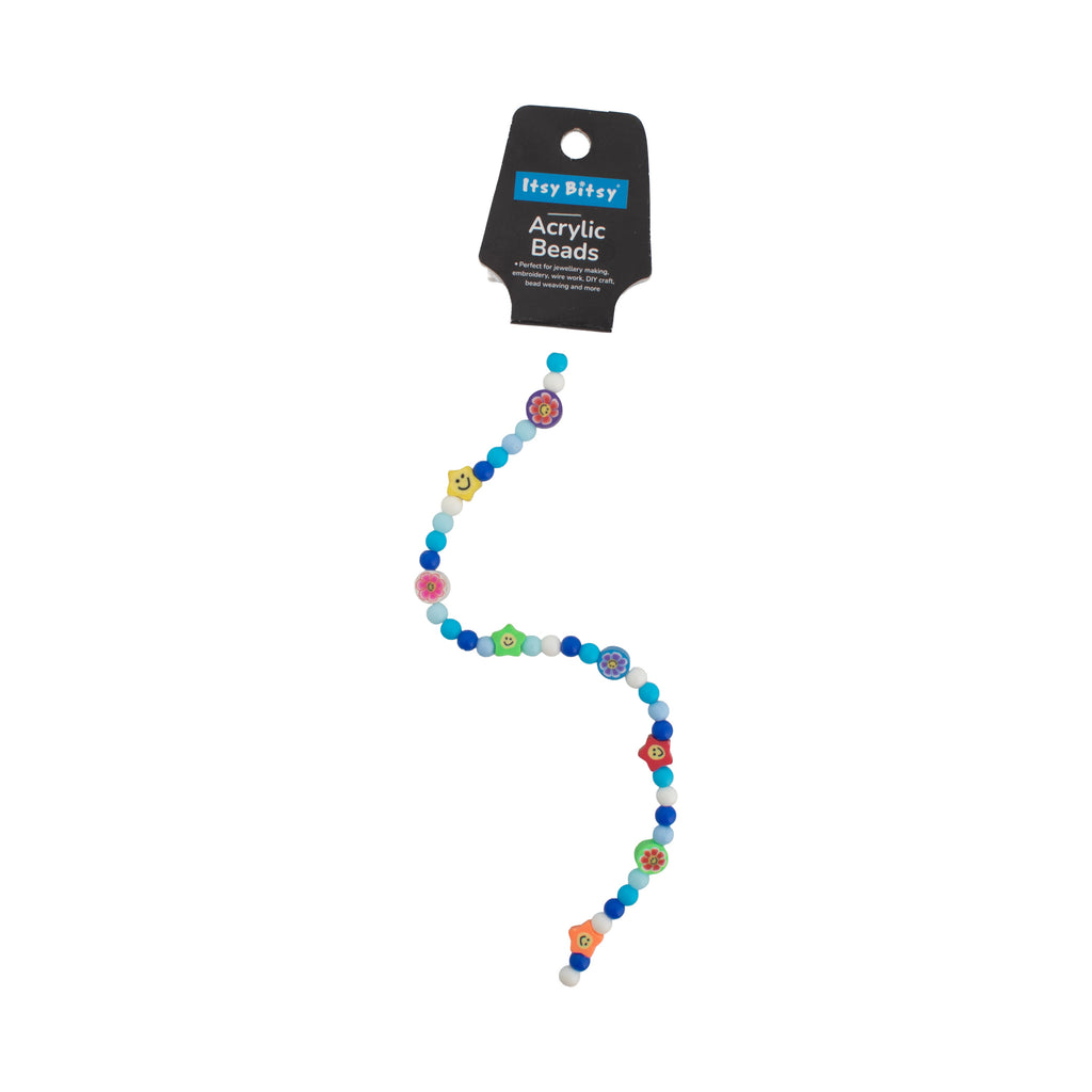 Acrylic And Fimo Beads Peppy Sky Assorted
