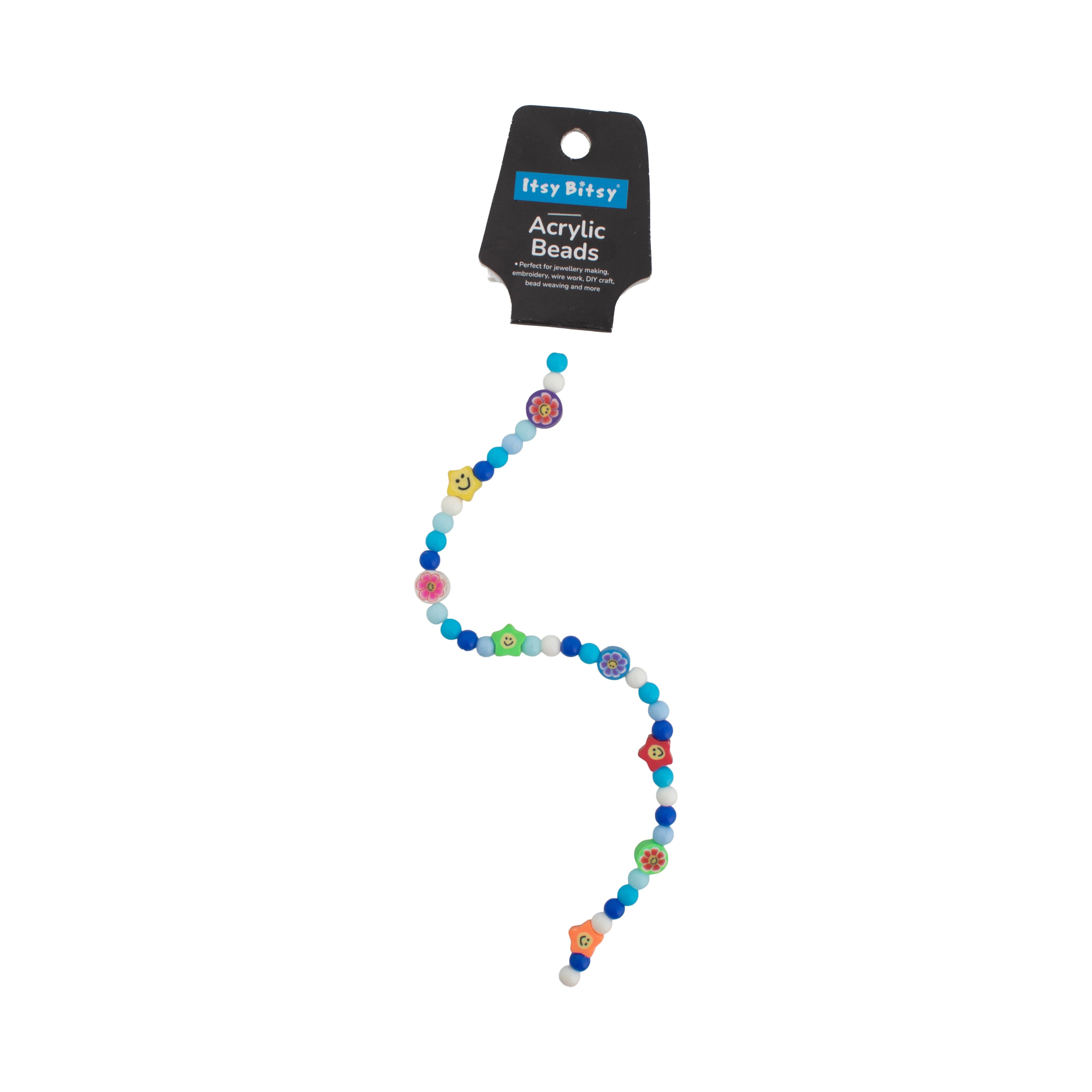 Acrylic And Fimo Beads Peppy Sky Assorted