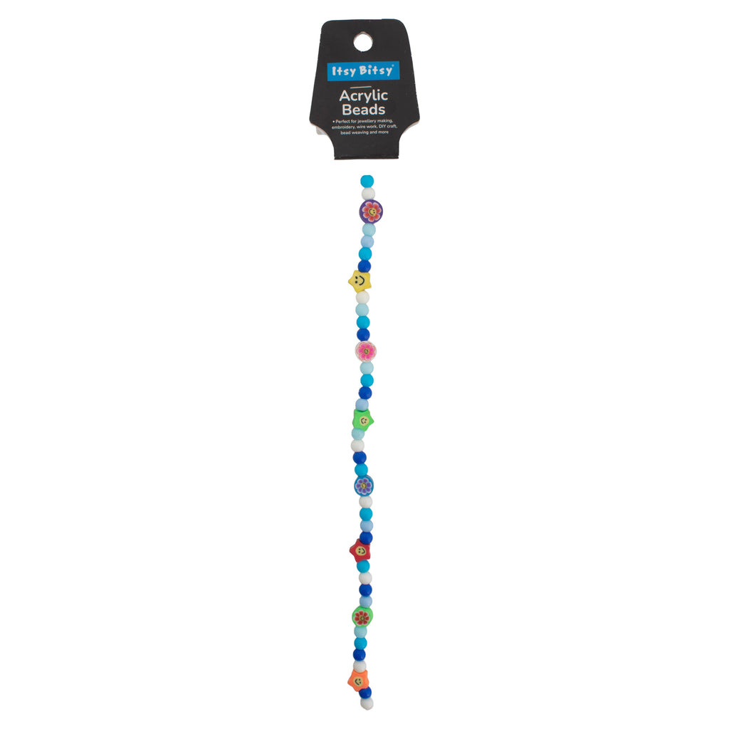 Acrylic And Fimo Beads Peppy Sky Assorted