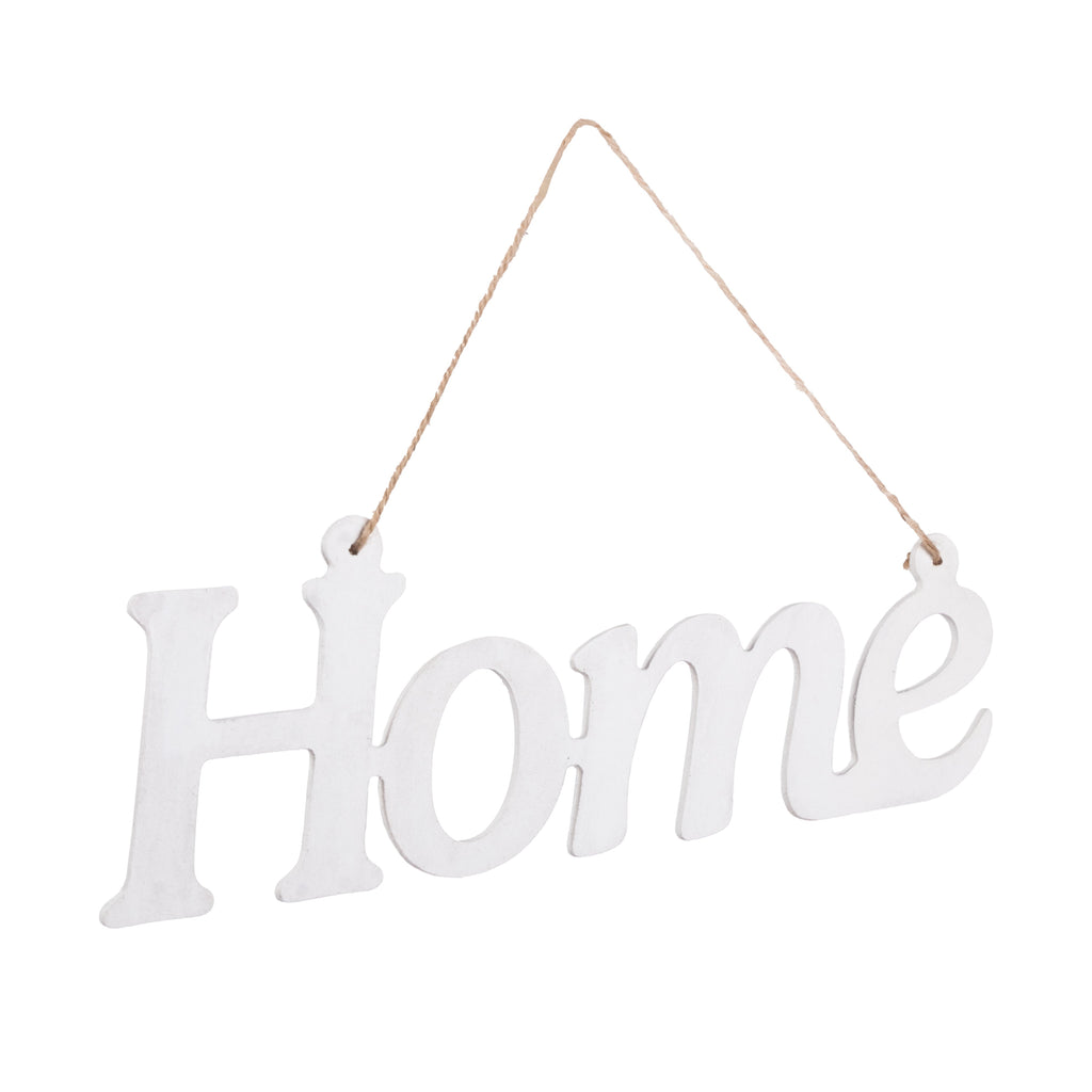 Wooden Hanging Decor - Home 4mm Thickness Approx 10.4 x 30.5cm 1pc