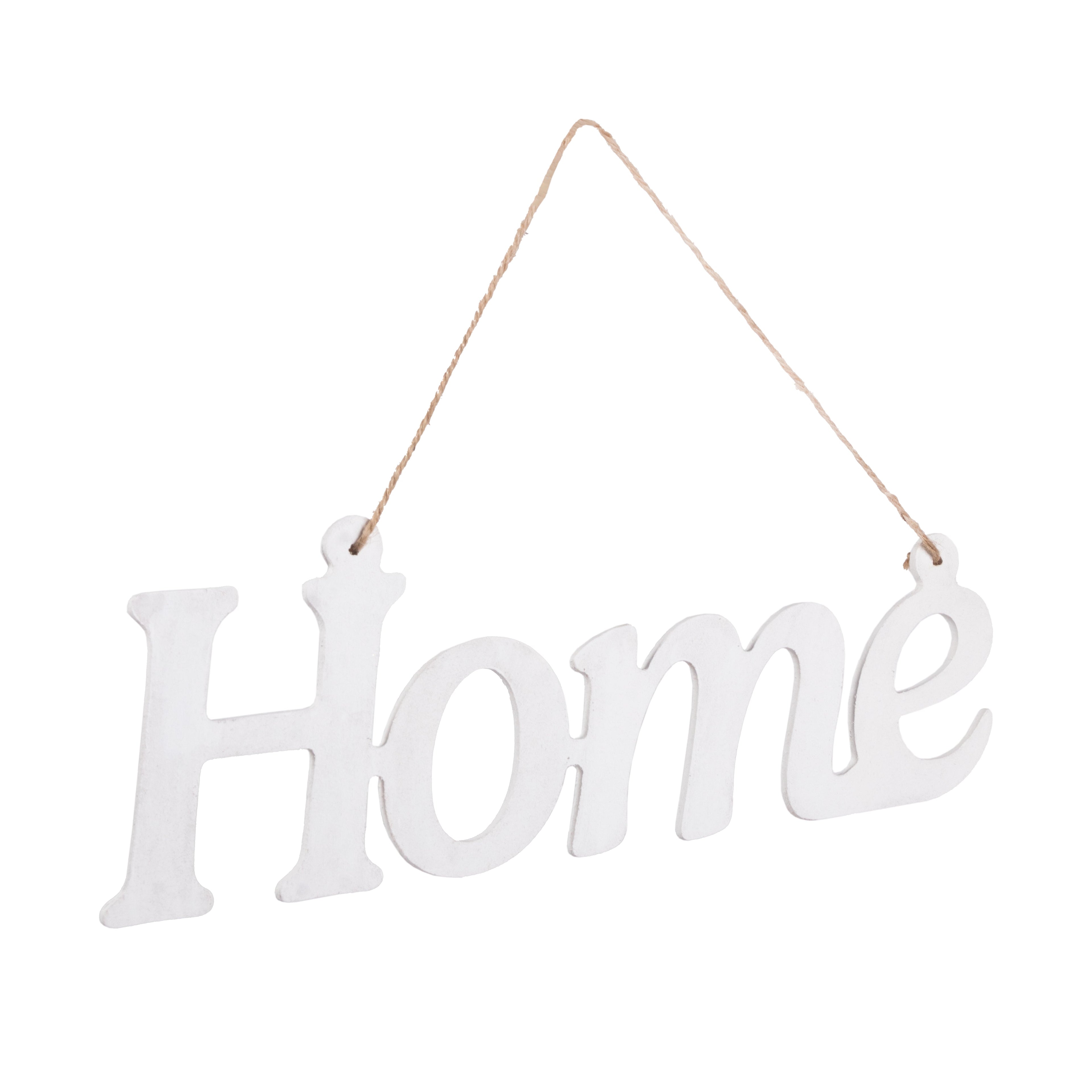 Wooden Hanging Decor - Home 4mm Thickness Approx 10.4 x 30.5cm 1pc
