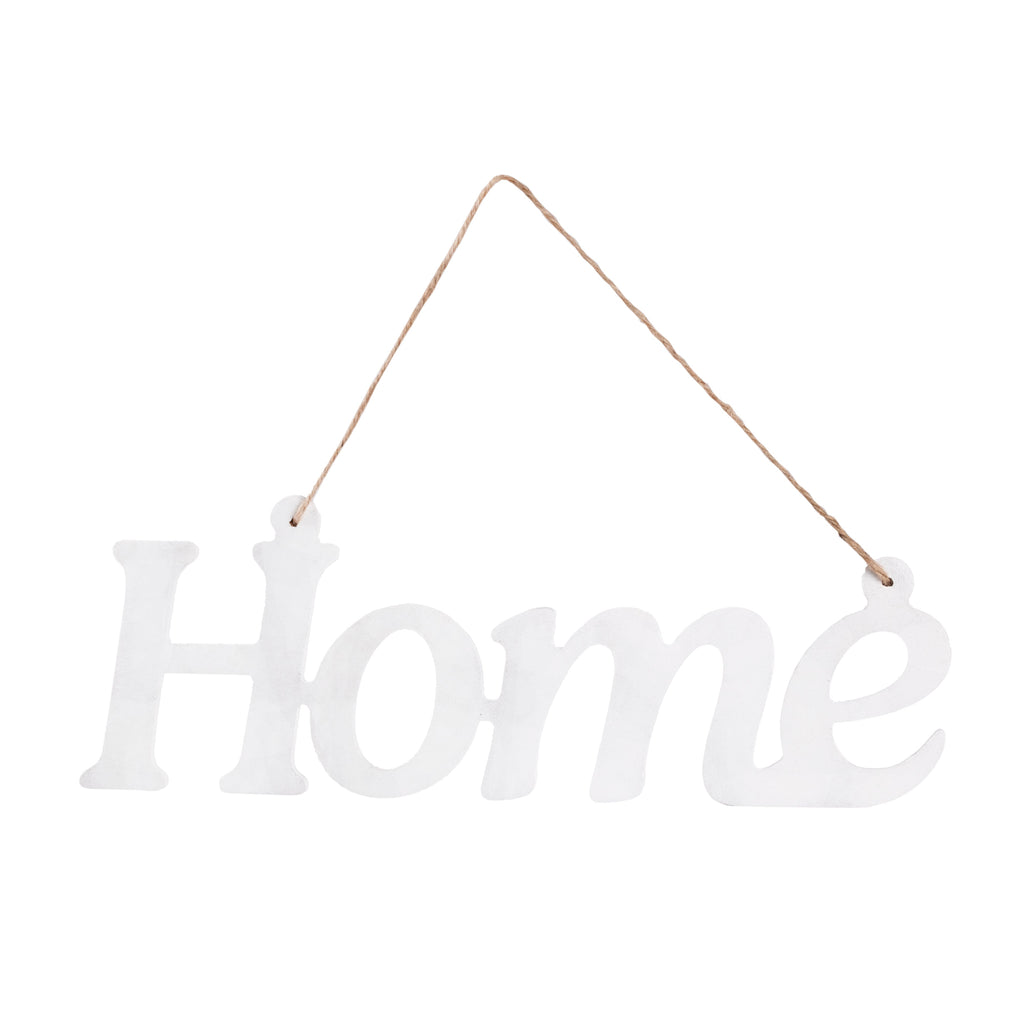 Wooden Hanging Decor - Home 4mm Thickness Approx 10.4 x 30.5cm 1pc