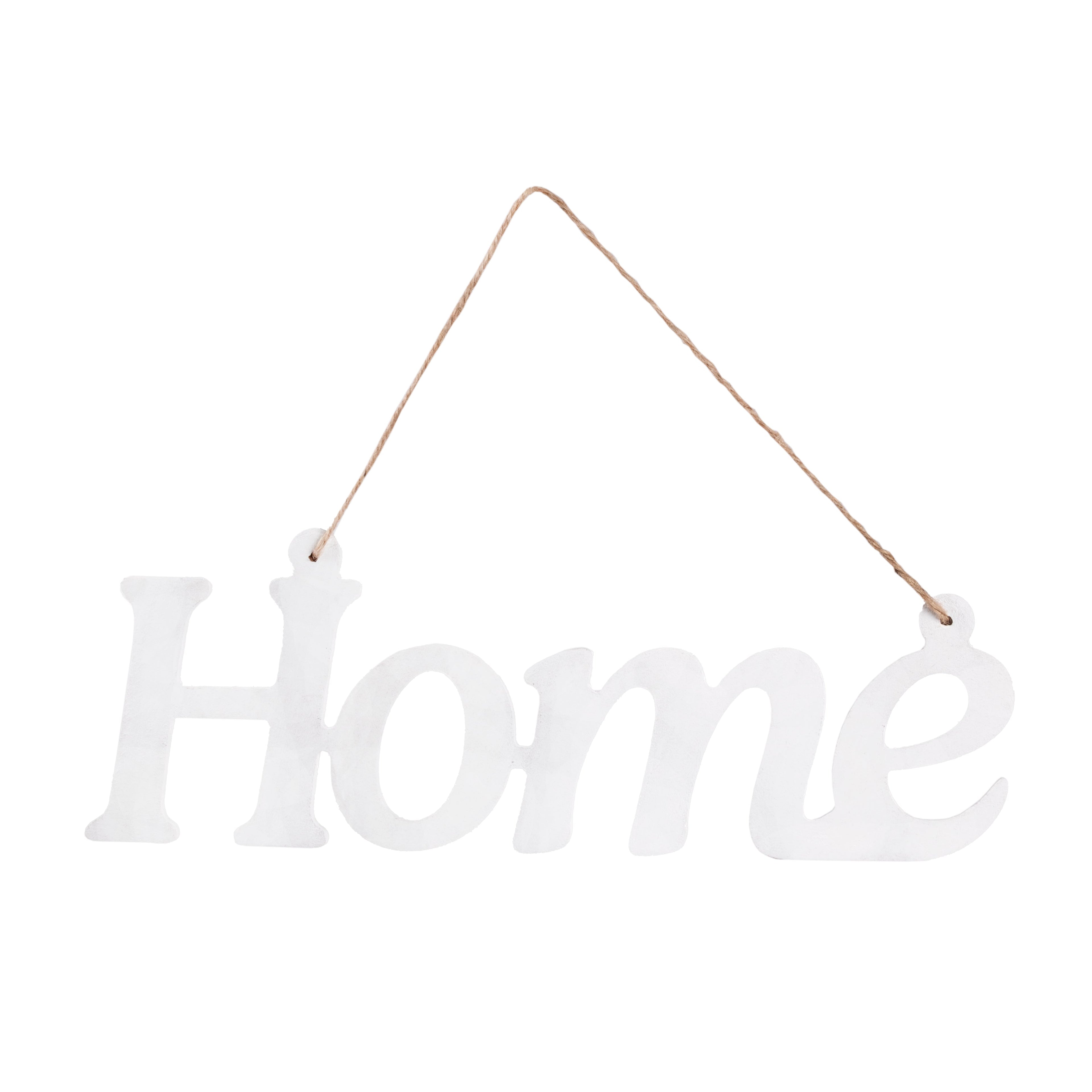 Wooden Hanging Decor - Home 4mm Thickness Approx 10.4 x 30.5cm 1pc