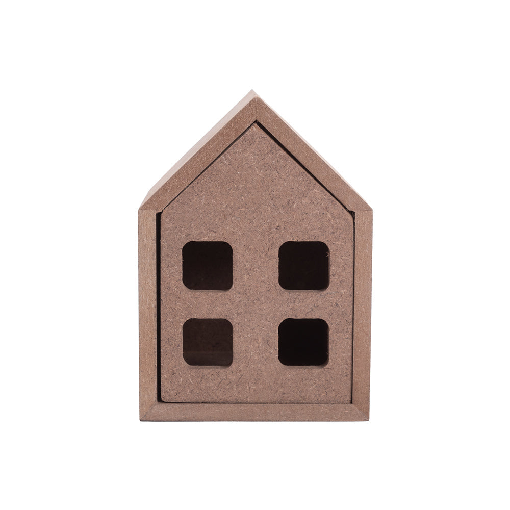 MDF Family Home 5.5Mm Thickness Approx L7.5 X W7 X H10.7Cm 1 Pc