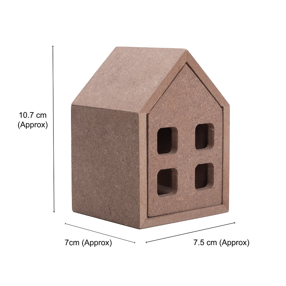 MDF Family Home 5.5Mm Thickness Approx L7.5 X W7 X H10.7Cm 1 Pc