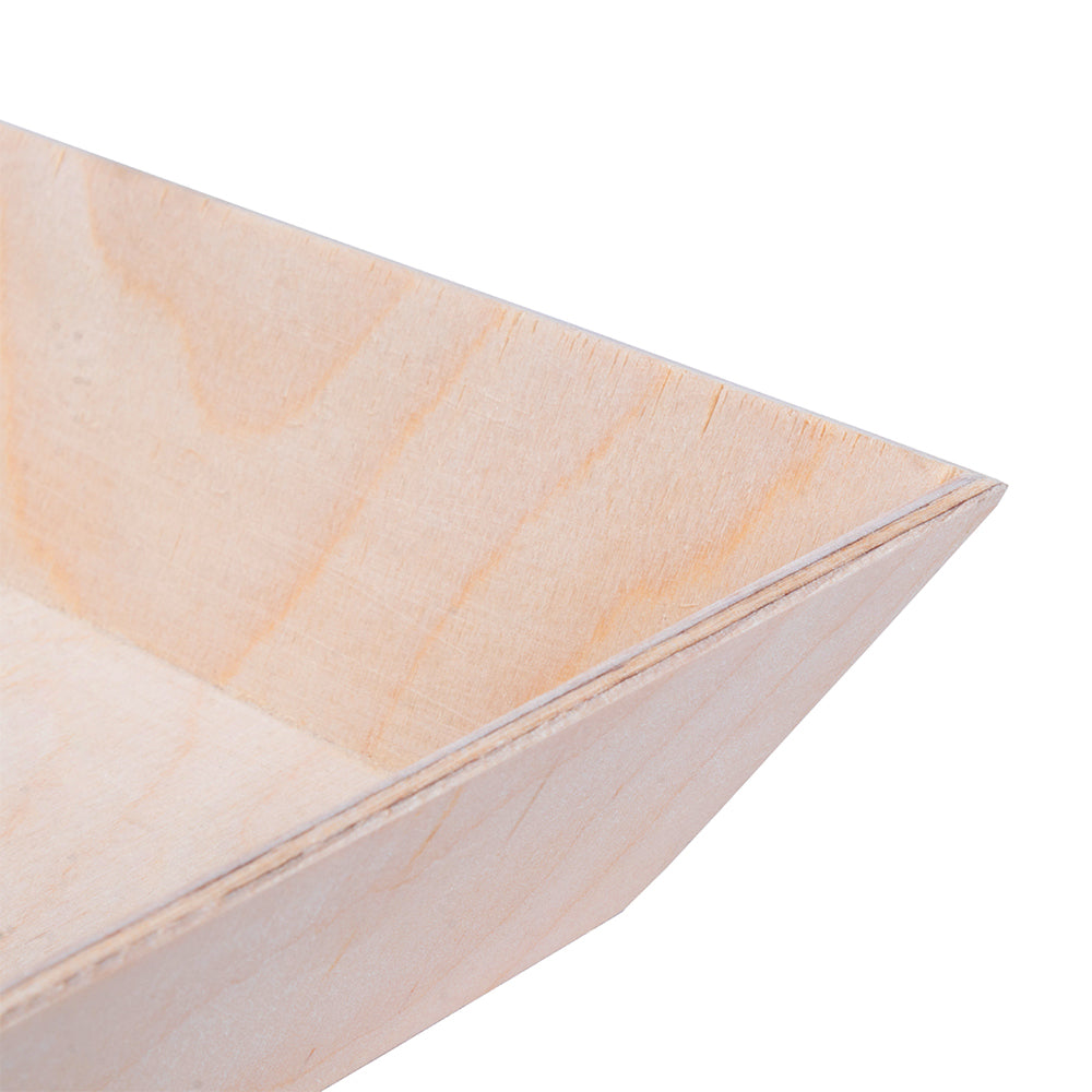 Birch Wood Gifting Tray - Waterproof, Approx. L6 x W4 x H1.65inch, 4mm Thick, 1 pc