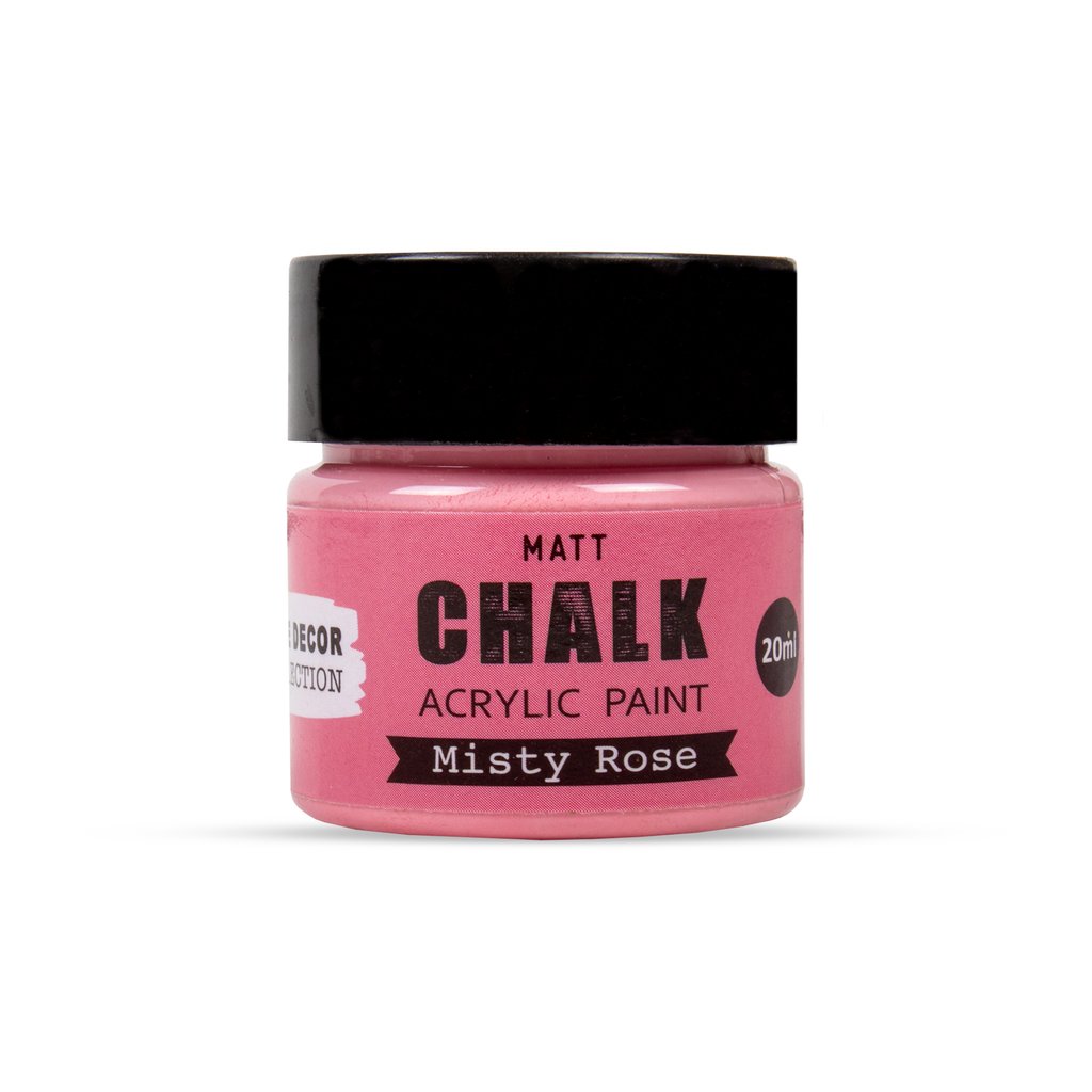 Home Decor Chalk Paint Misty Rose 20ml Bottle