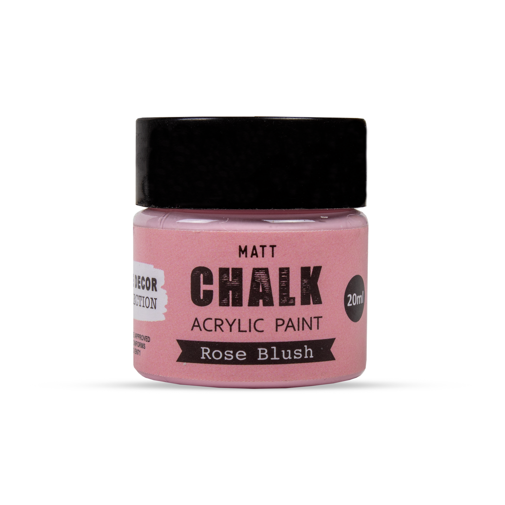 Home Decor Chalk Paint Rose blush 20ml Bottle