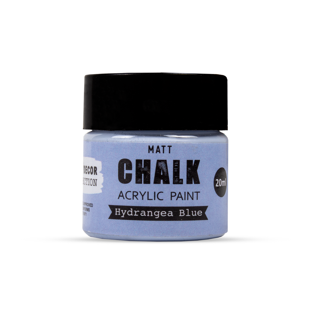Home Decor Chalk Paint Hydrangea Blue 20ml Bottle