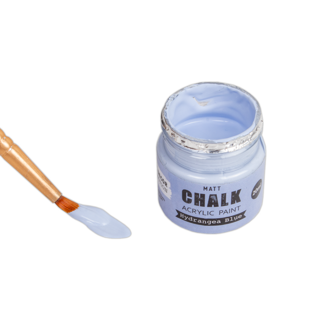 Home Decor Chalk Paint Hydrangea Blue 20ml Bottle