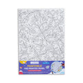 Paintable Pre-Printed Panel Floral Blossom Approx L12 XW8.5 X H1inch 1pc