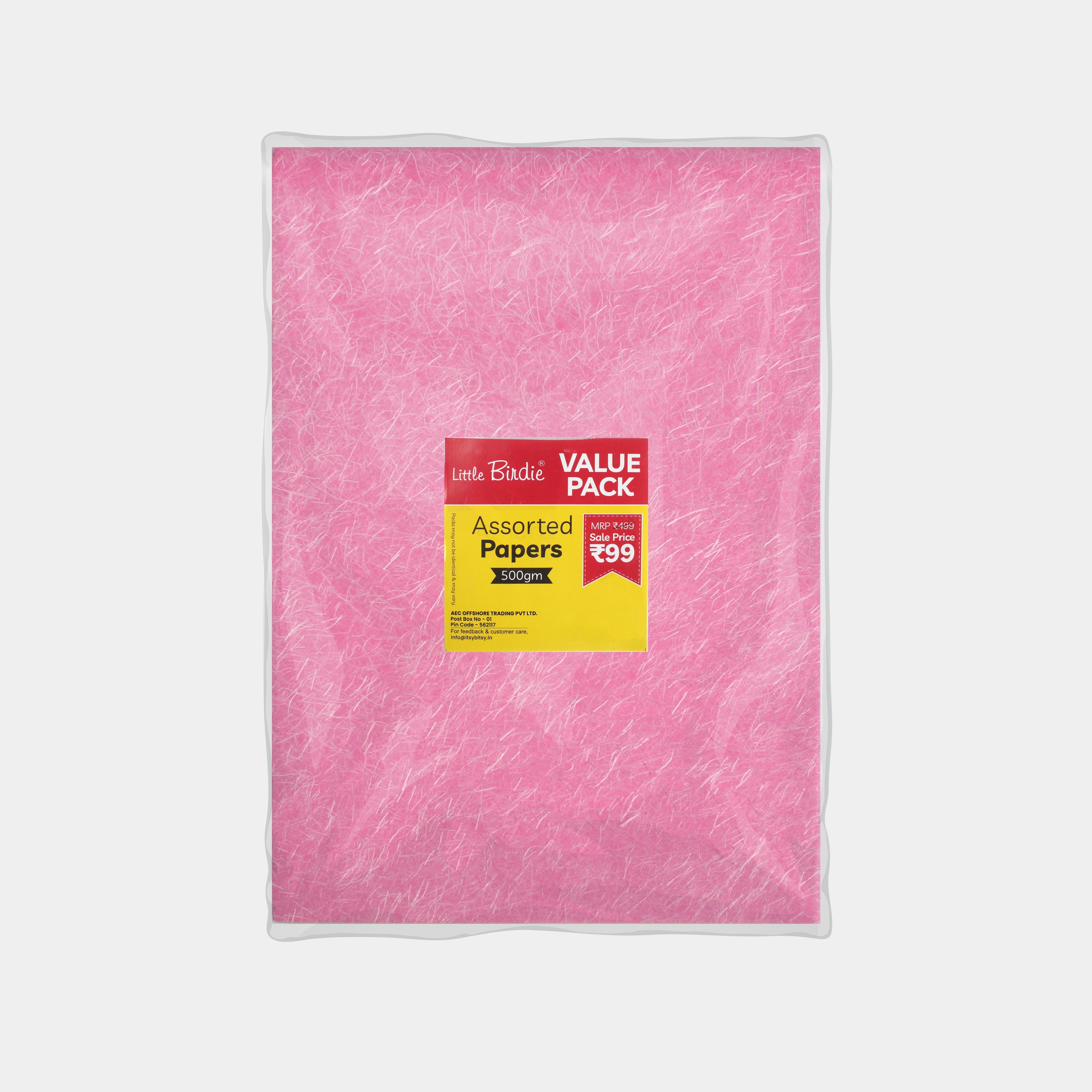 Little Birdie Assorted Papers Value Pack- 500g