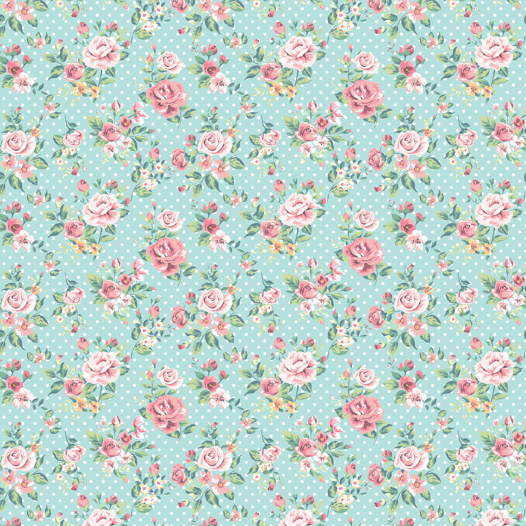 Printed Art Board 300gsm 27.5X19.5inch Ditsy Roses 1Sheet