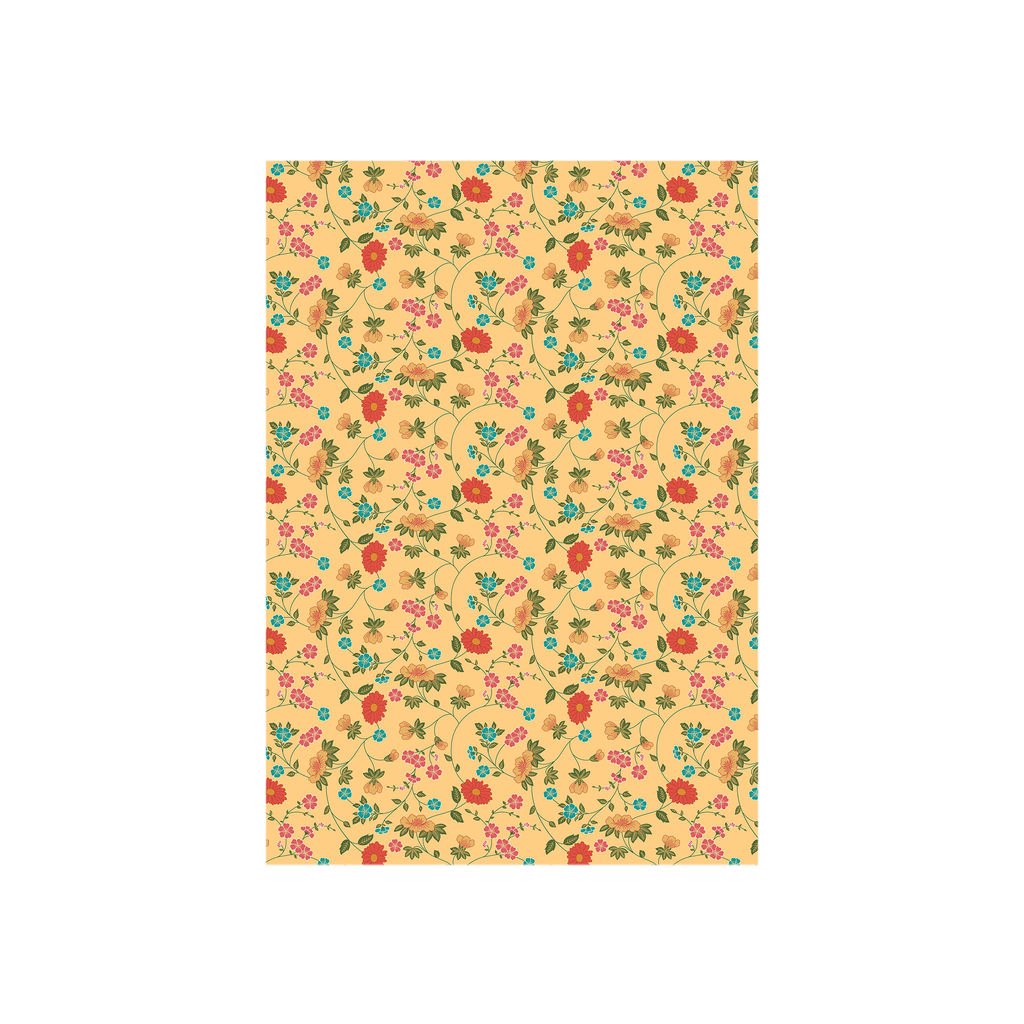Printed Art Board 300gsm 27.5X19.5inch Ditsy Daisies 1Sheet