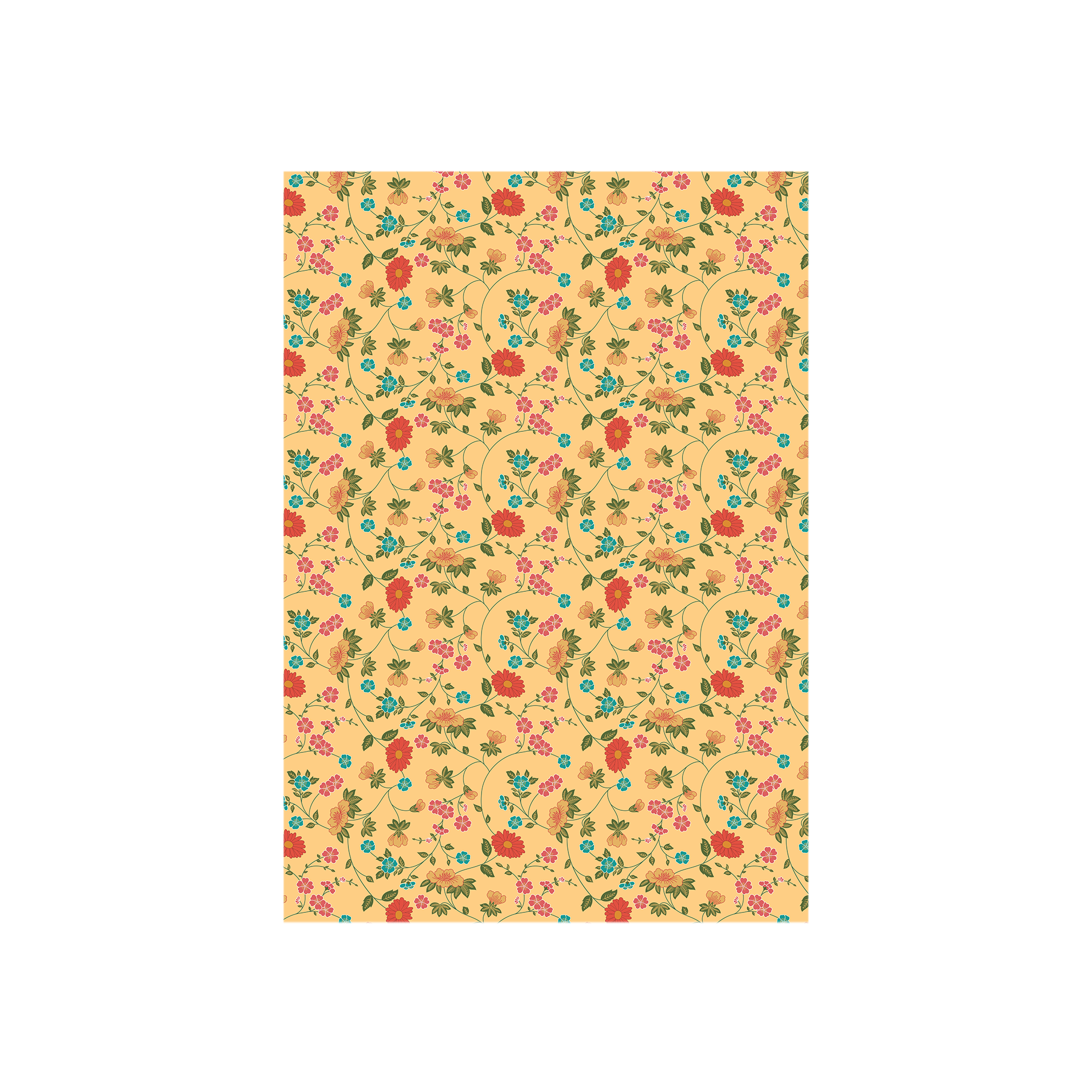 Printed Art Board 300gsm 27.5X19.5inch Ditsy Daisies 1Sheet