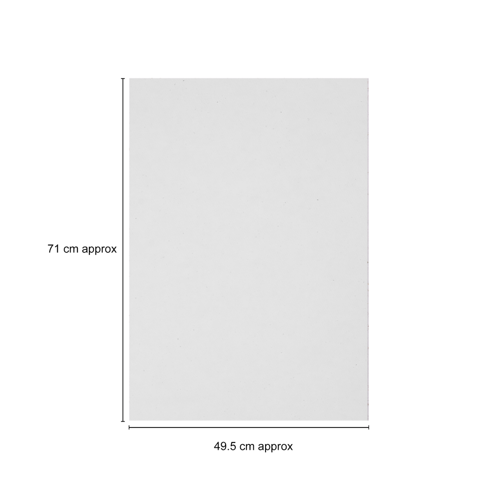 Eco Friendly Cotton Rag White Paper 200gsm 26.5x19.5inch 1Sheet