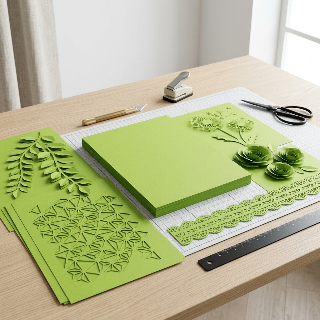 Punch Paper Lime A4 80Gsm 10Sheets