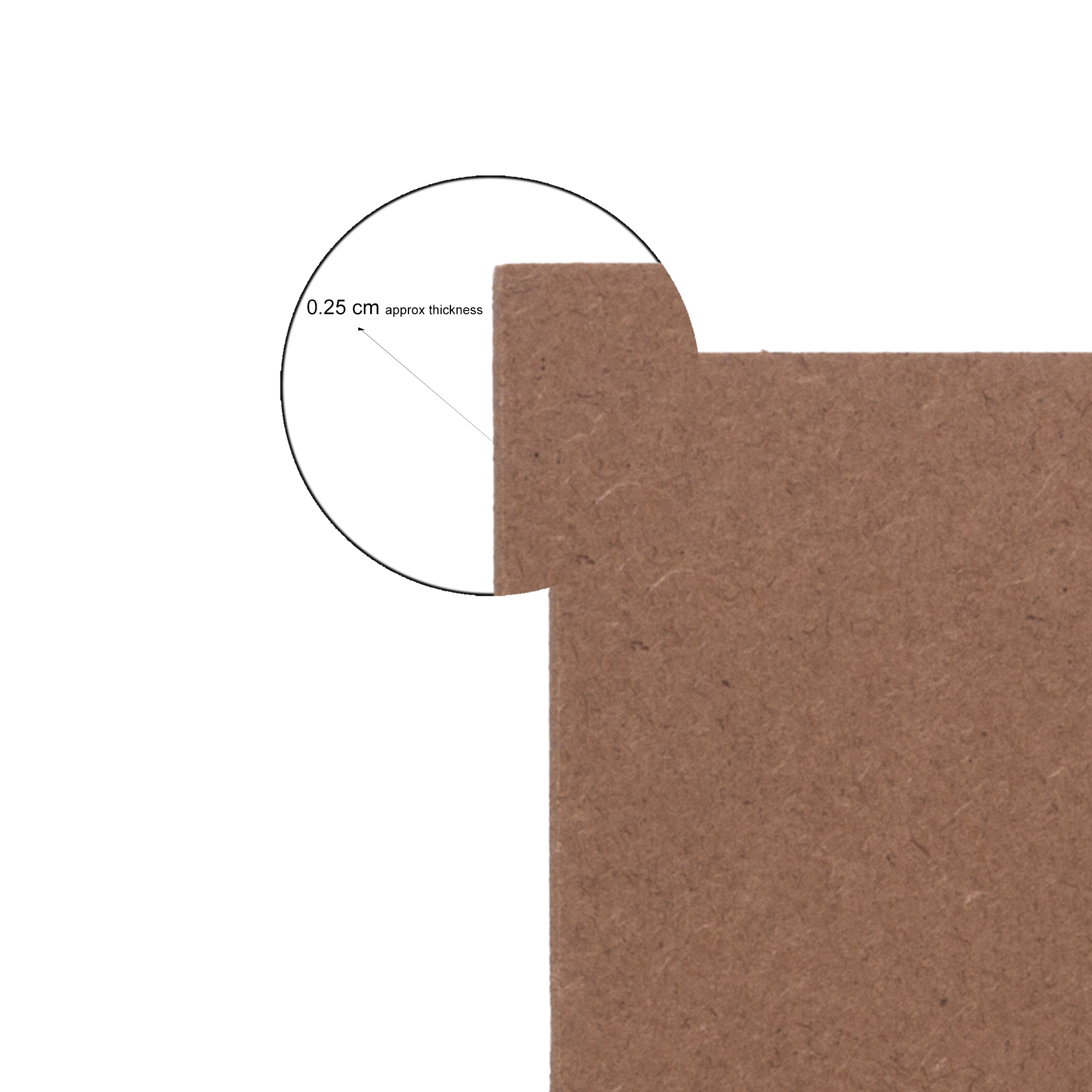 MDF A4 2mm 1Sheet