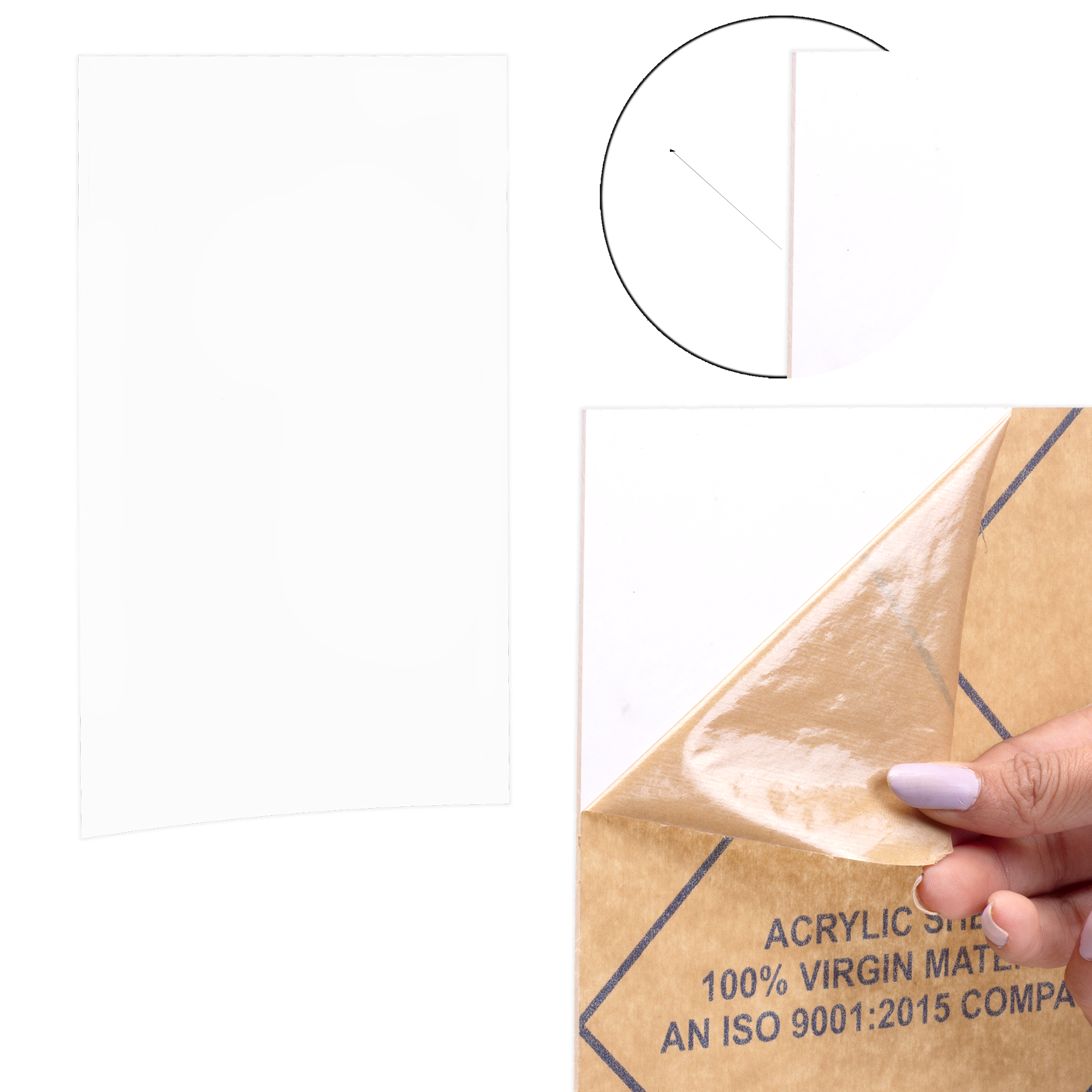 Acrylic Sheet Transparent A4 2mm 1Sheet