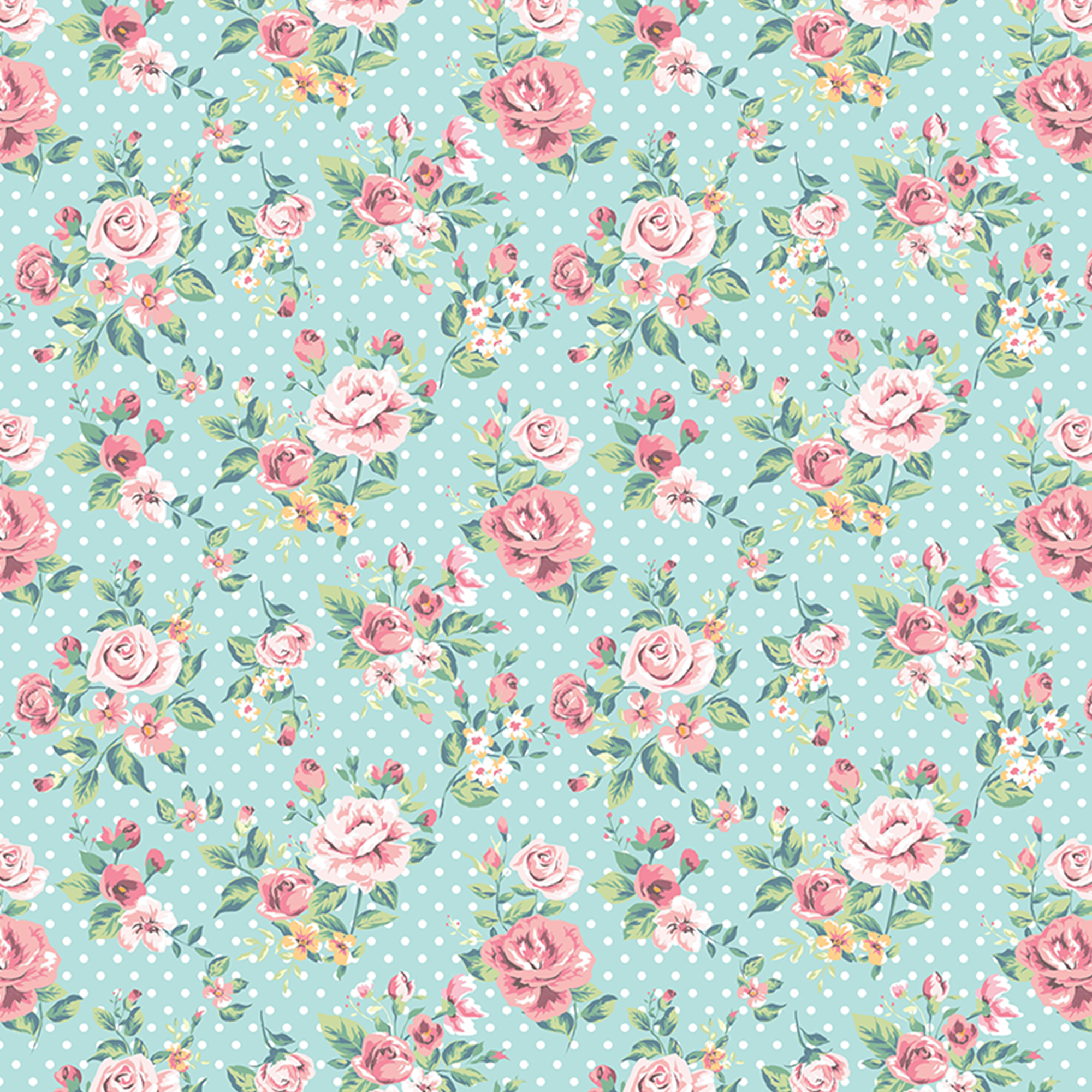 Printed Art Board 300gsm A4 Ditsy Roses 1Sheet