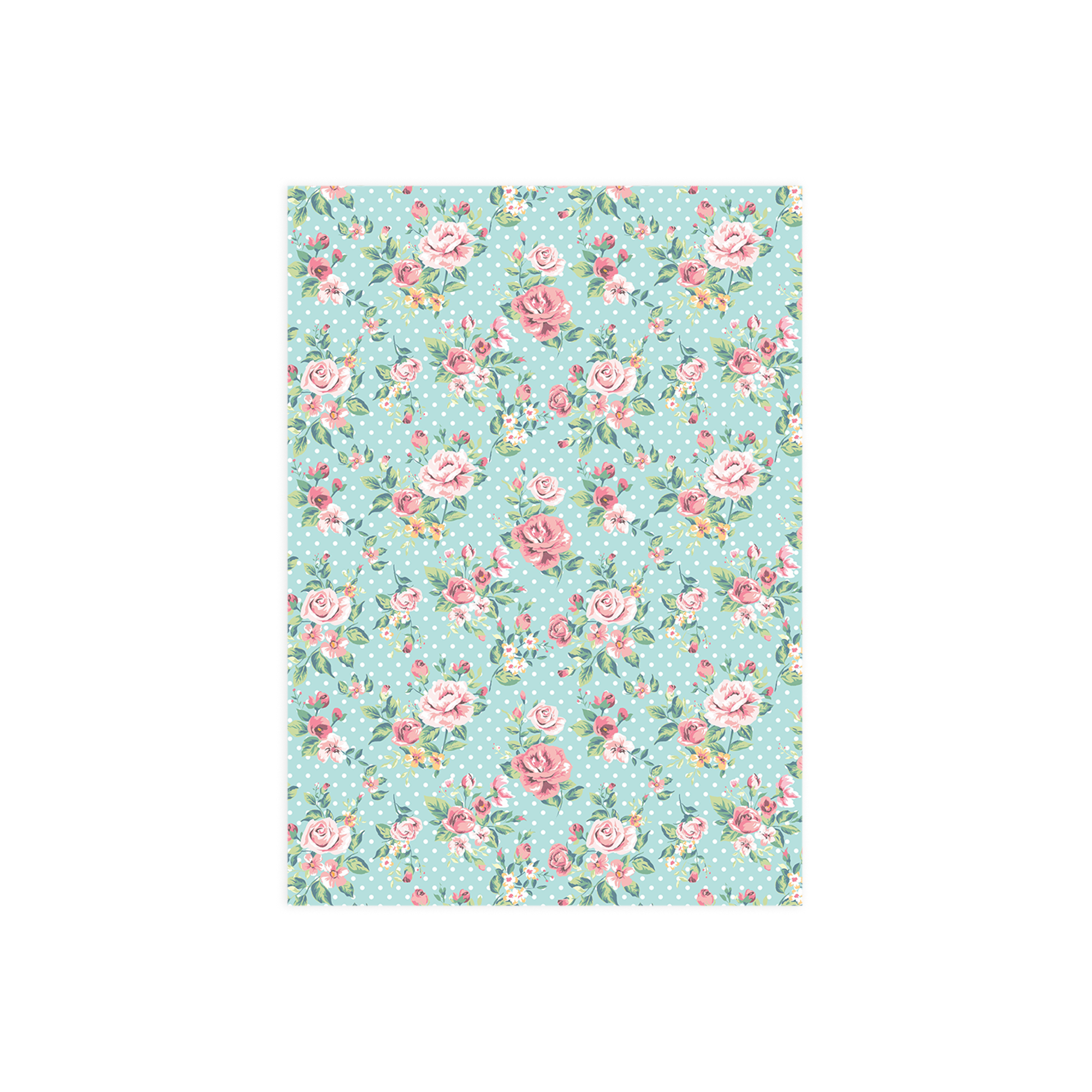 Printed Art Board 300gsm A4 Ditsy Roses 1Sheet