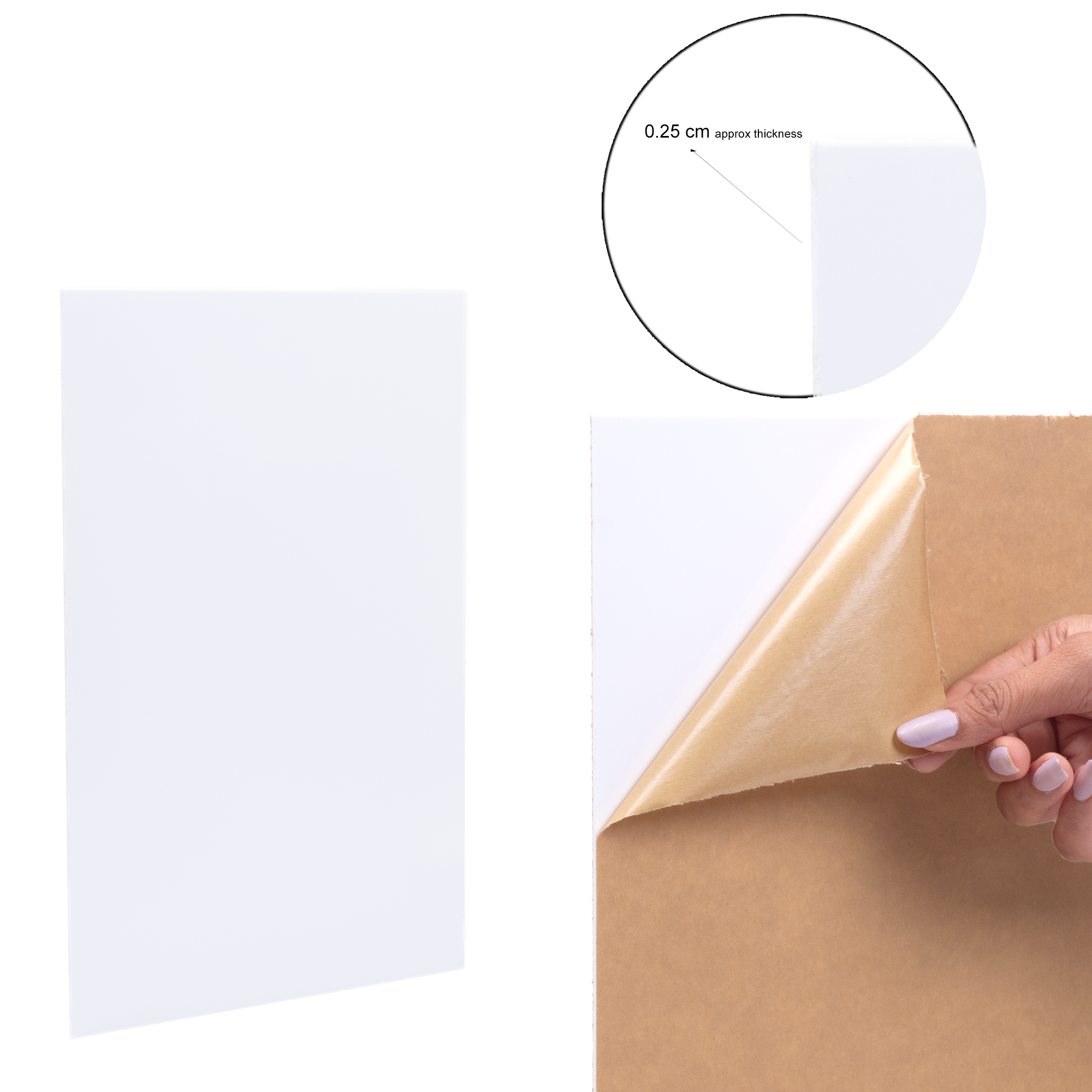 Acrylic Sheet White A4 2mm 1Sheet