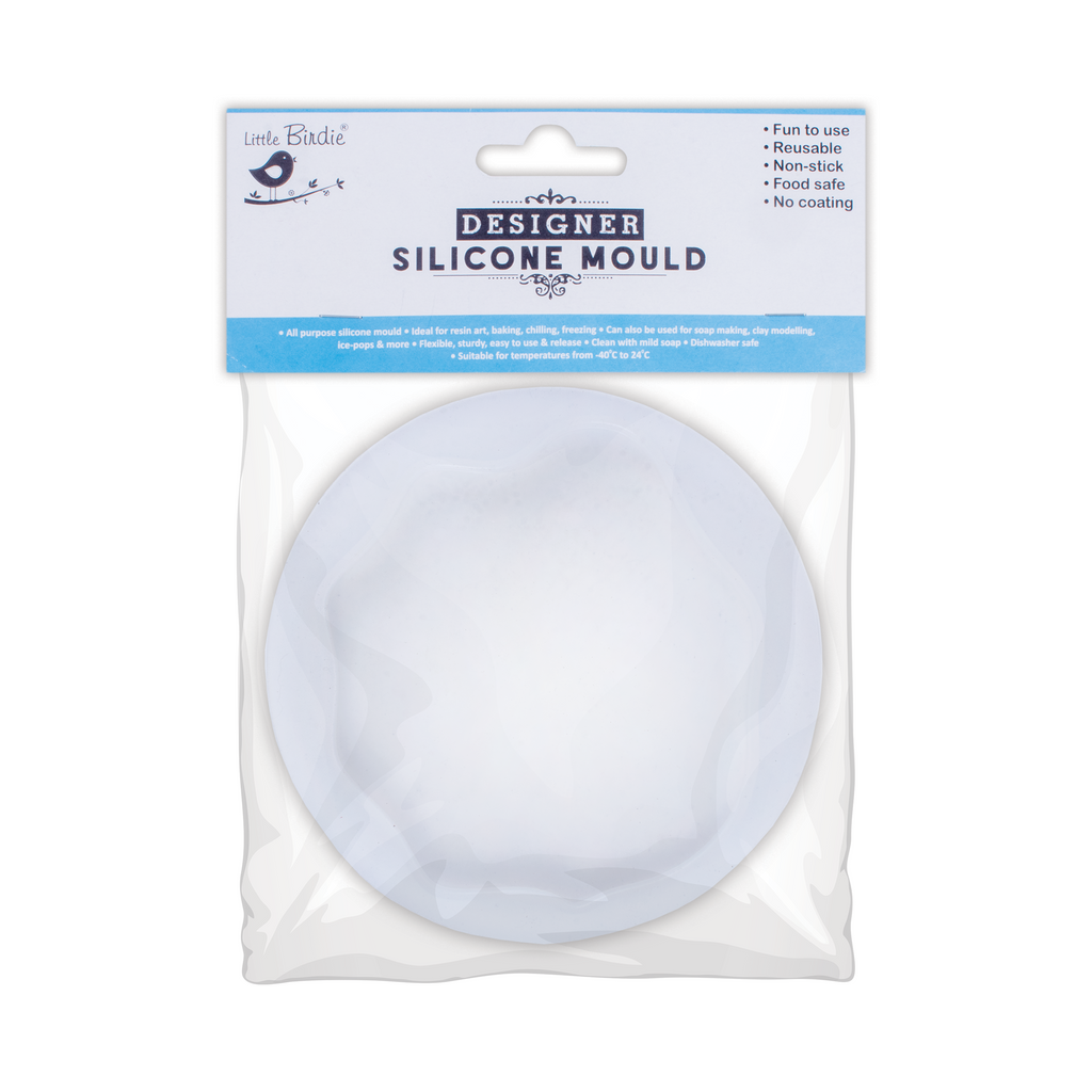 Silicone Mould Scalloped Edge Circle 4 Inch D-8.63Mm 1Pc Ib