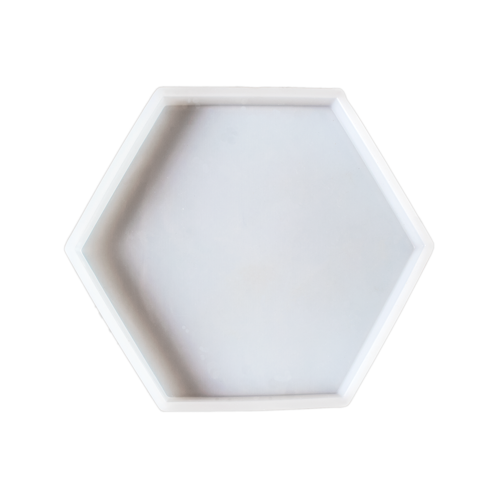 Silicone Mould Hexagonal Coaster L4.75 X W4inch Approx 1pc