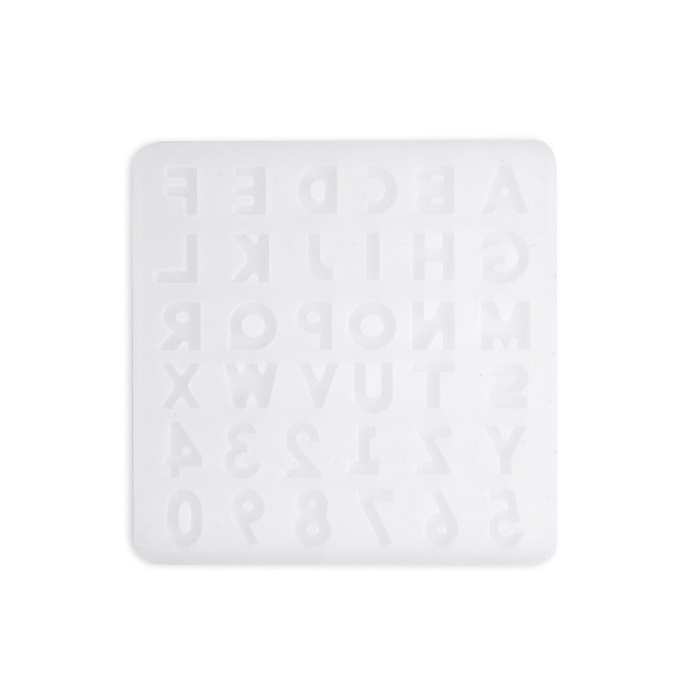 Silicone Mould Mini Alphabet And Numbers 1pc