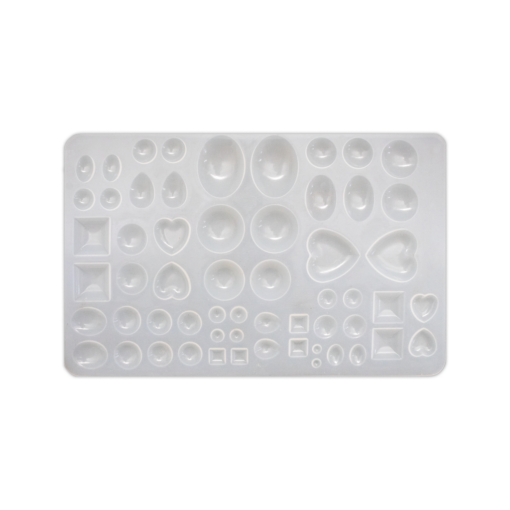 Silicone Mould Assorted Shapes L10 X W6.25inch Approx 1pc