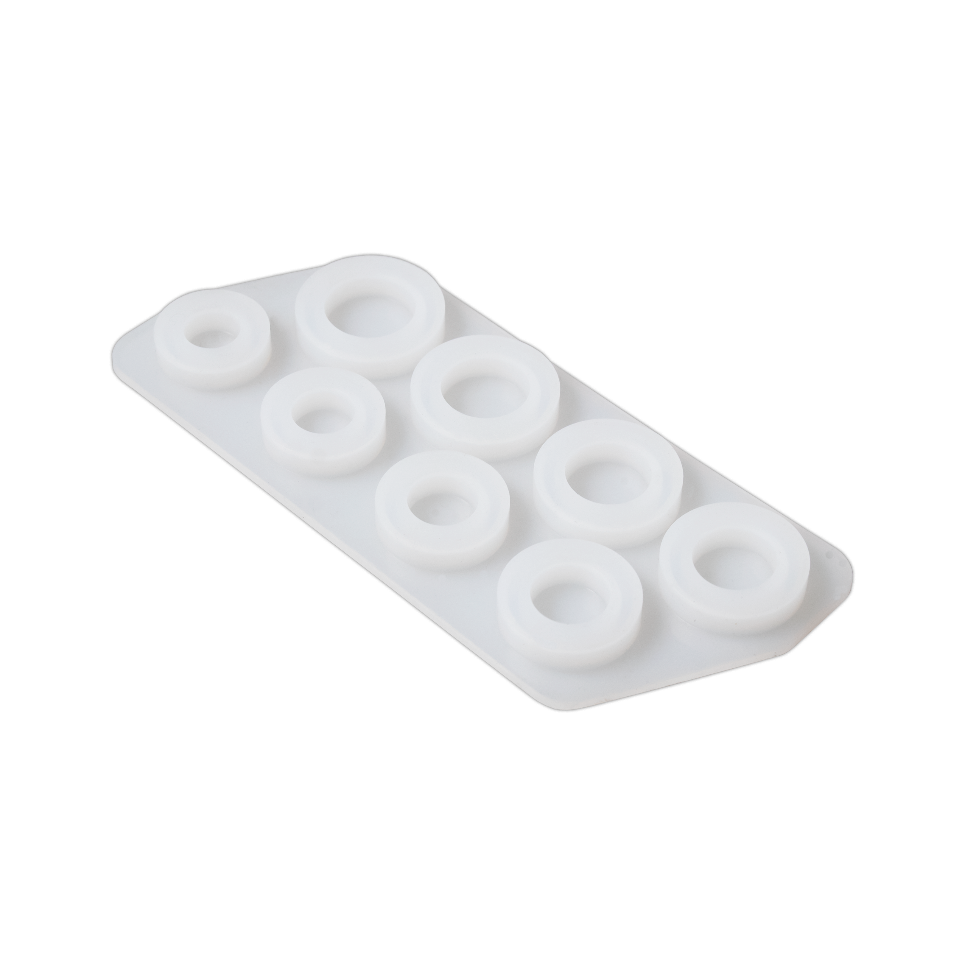 Silicone Mould Assorted Round Finger Rings L5.5 X W2.5inch Approx 1pc