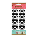 Stencil Tulip Valley 4 X7Inch 1Pc Pbci Lb
