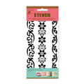 Stencil Floral Borders 4 X 7Inch 1Pc Pbci Lb
