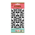 Stencil Damask Lotus 4 X 7Inch 1Pc Pbci Lb