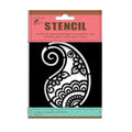 Stencil Paisley Flora 4 X 4Inch 1Pc Pbci Lb