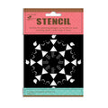 Stencil Warli Dancing Girls 4 X 4Inch 1Pc Pbci Lb
