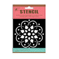 Stencil Dahlia Mandala 4 X 4Inch 1Pc Pbci Lb