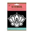 Stencil Lotus Bloom 4 X 4Inch 1Pc Pbci Lb