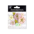 Handmade flowers Fairy Garden Liora Approx 2 &4.5Cm 9Pc Pbci Lb